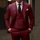 Neymor - 3-teiliges set für herren bestehend aus schlichtem business-blazer, weste und hose