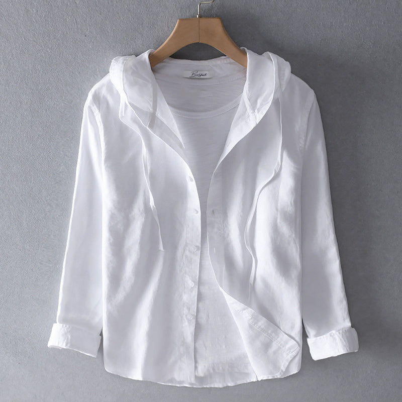 Atmungsaktive Leinenbluse - Demira