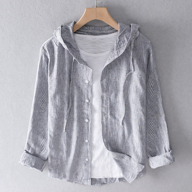Atmungsaktive Leinenbluse - Demira