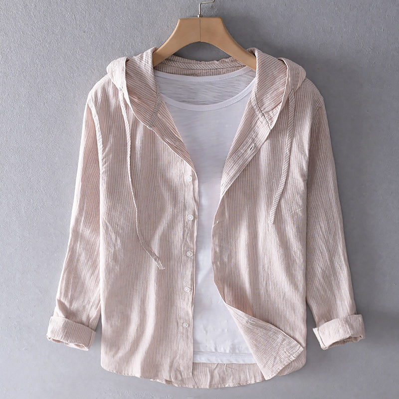 Atmungsaktive Leinenbluse - Demira