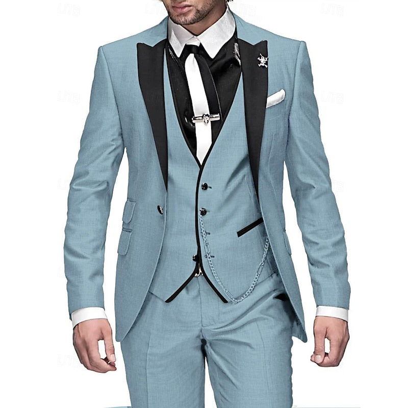 Dreiteiliges Leinen-Set für Herren - Felix
